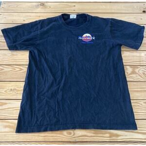 Vintage Hard Rock Cafe Abu Dhabi T Shirt Size Large Men’s Black